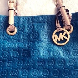 michael kors Blue Large Purse Handbag